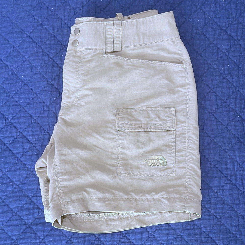 The North Face Beige Cargo Shorts